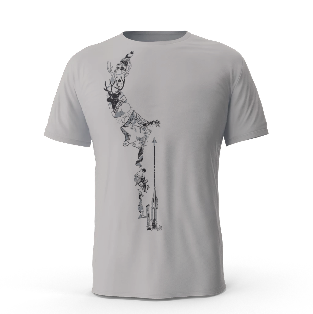 BULLS HEAD BLACK TEE