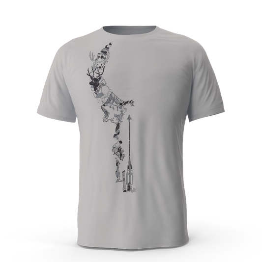 BULLS HEAD BLACK TEE